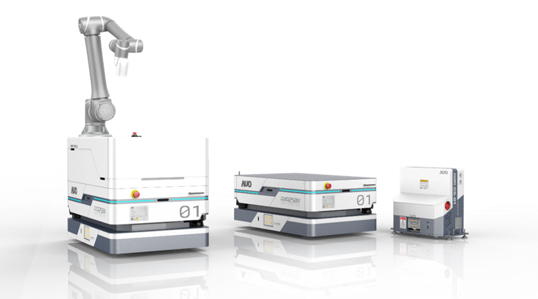 必一Bsports數位開發的自主式移動機器人（AMR250M），搭配全向輪並結合AI演算法、2D LiDAR、3D攝影機等技術，協助客戶實現產線全自動化